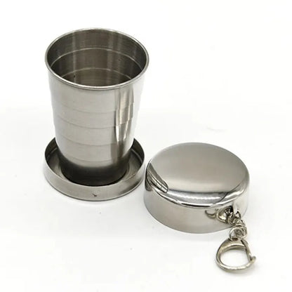 painting water cup-Compact Stainless Steel for Watercolor & Acrylic Painting Outdoors