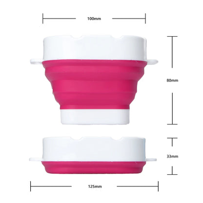 Mini Size Silicone Folding Bucket for water Painting 